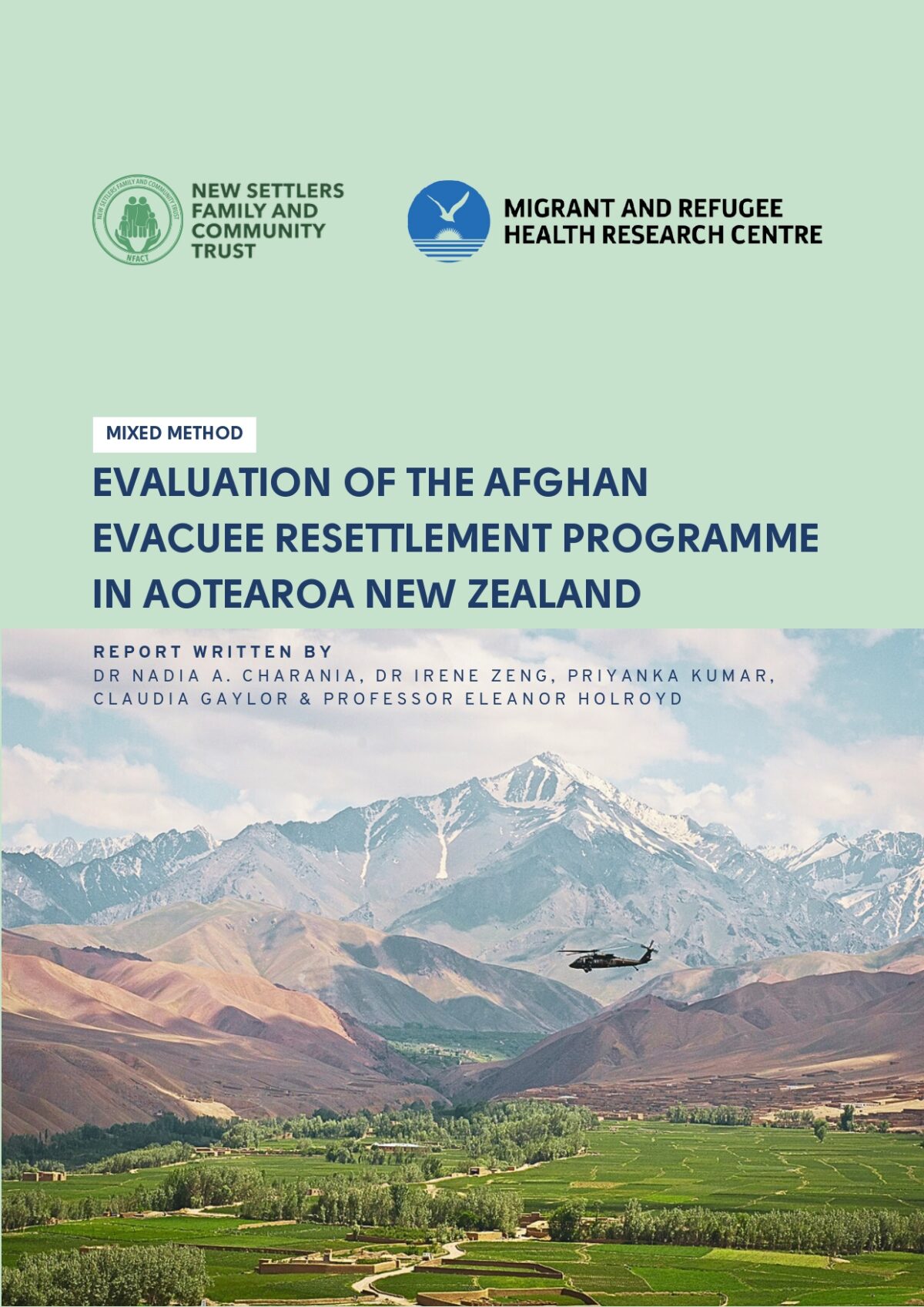 Evaluation Of the Afghan Evacuee Resettlement Programme In Aotearoa New Zealand